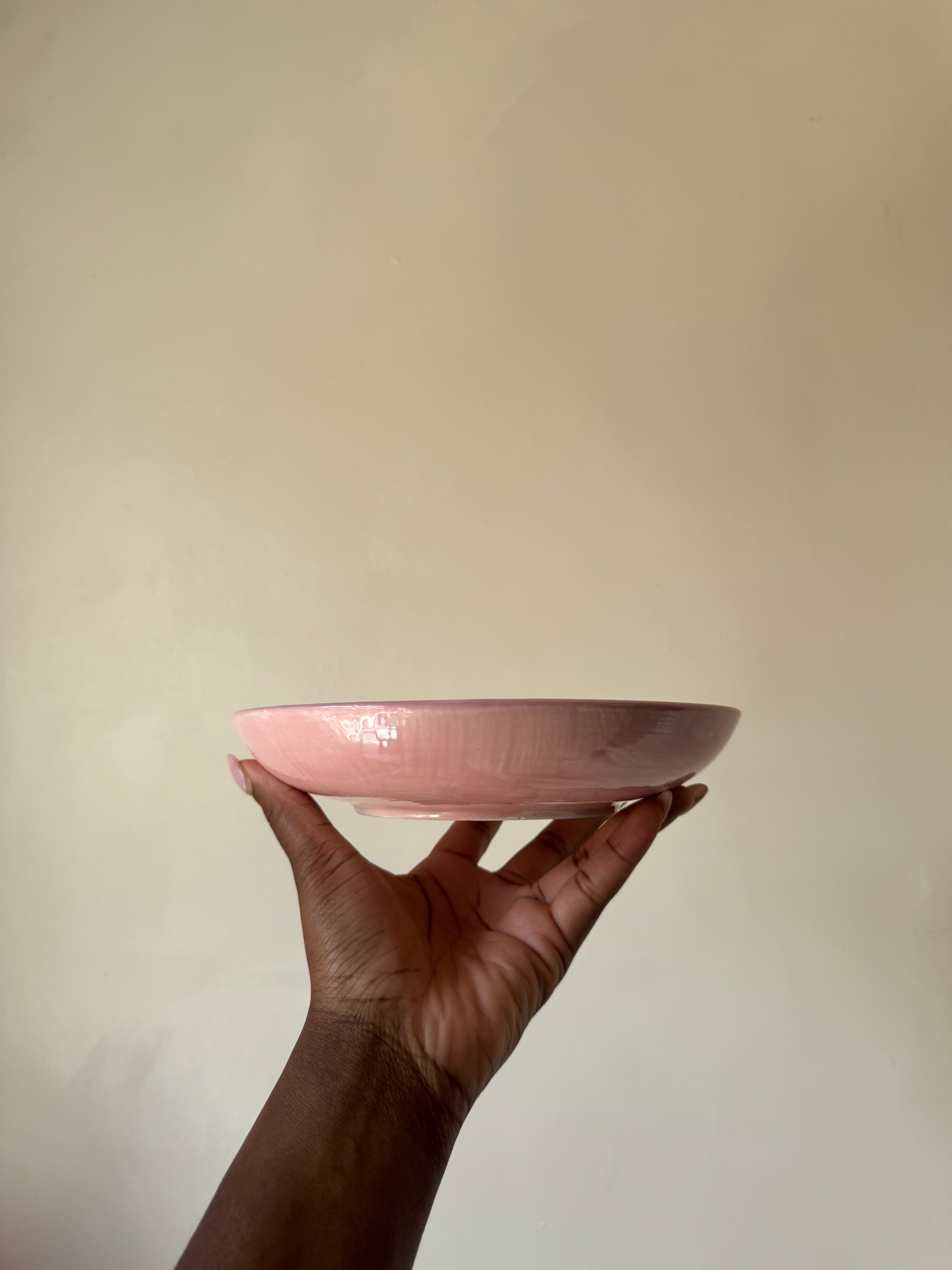 Pink plowl