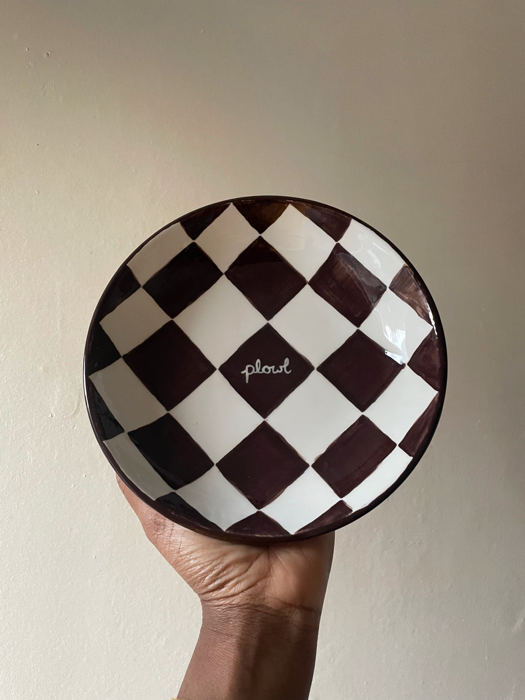 Brown Checkered Plowl