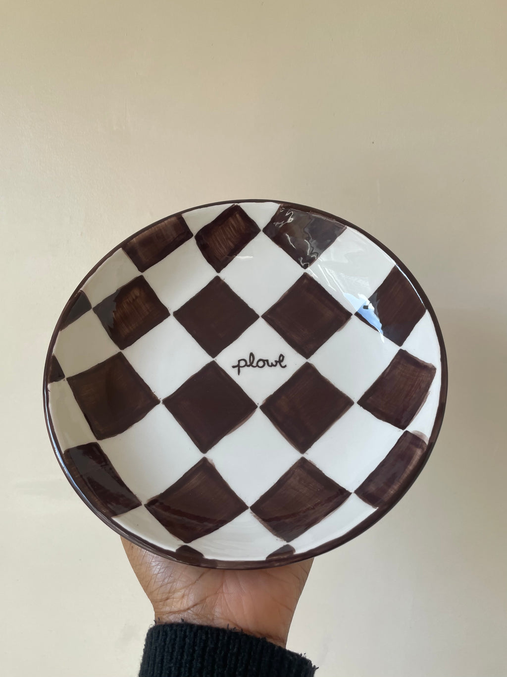 Brown Checkered Plowl